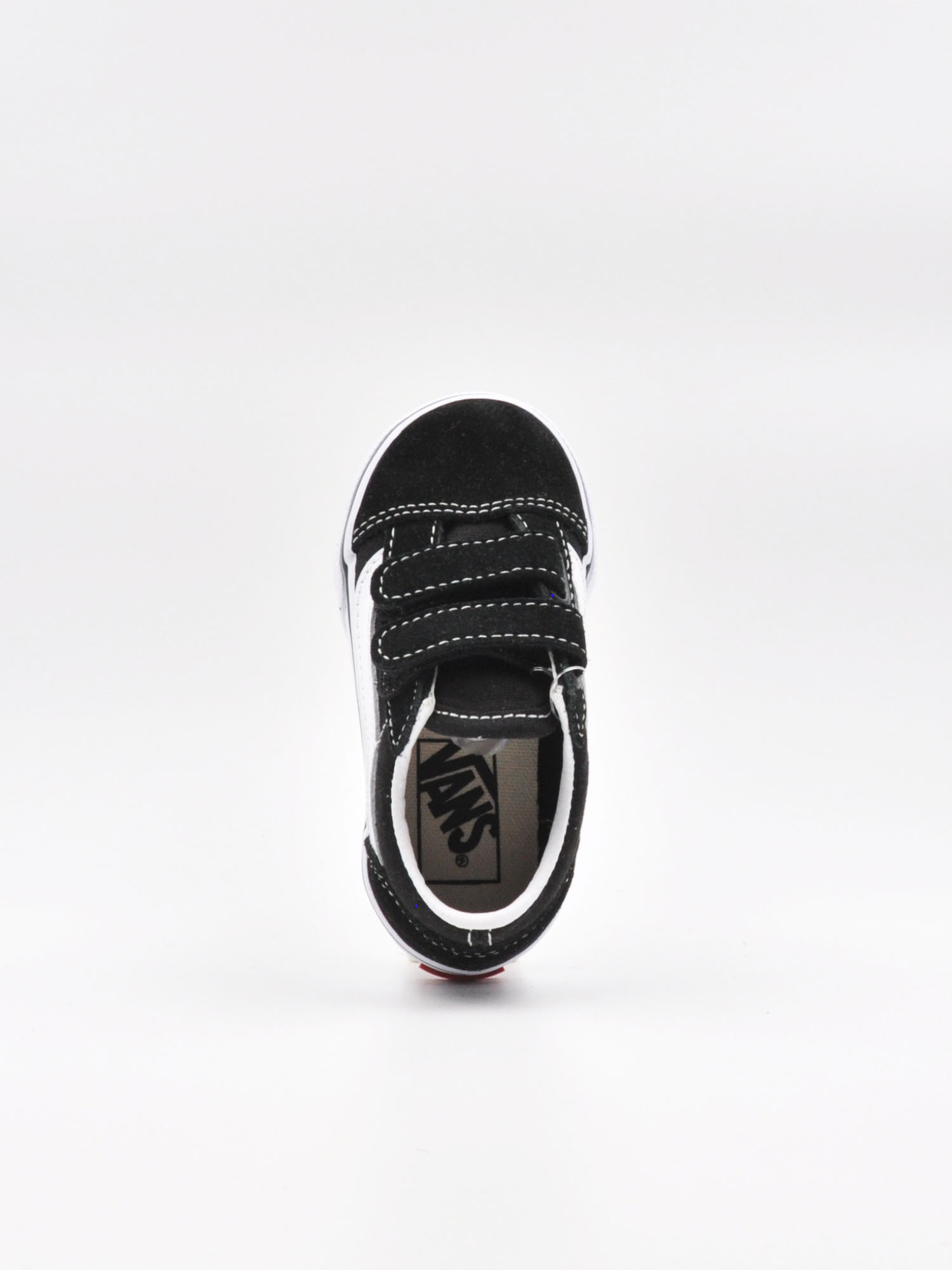 Vans Junior/Kids - Old Skool Velcro Black/White - 5