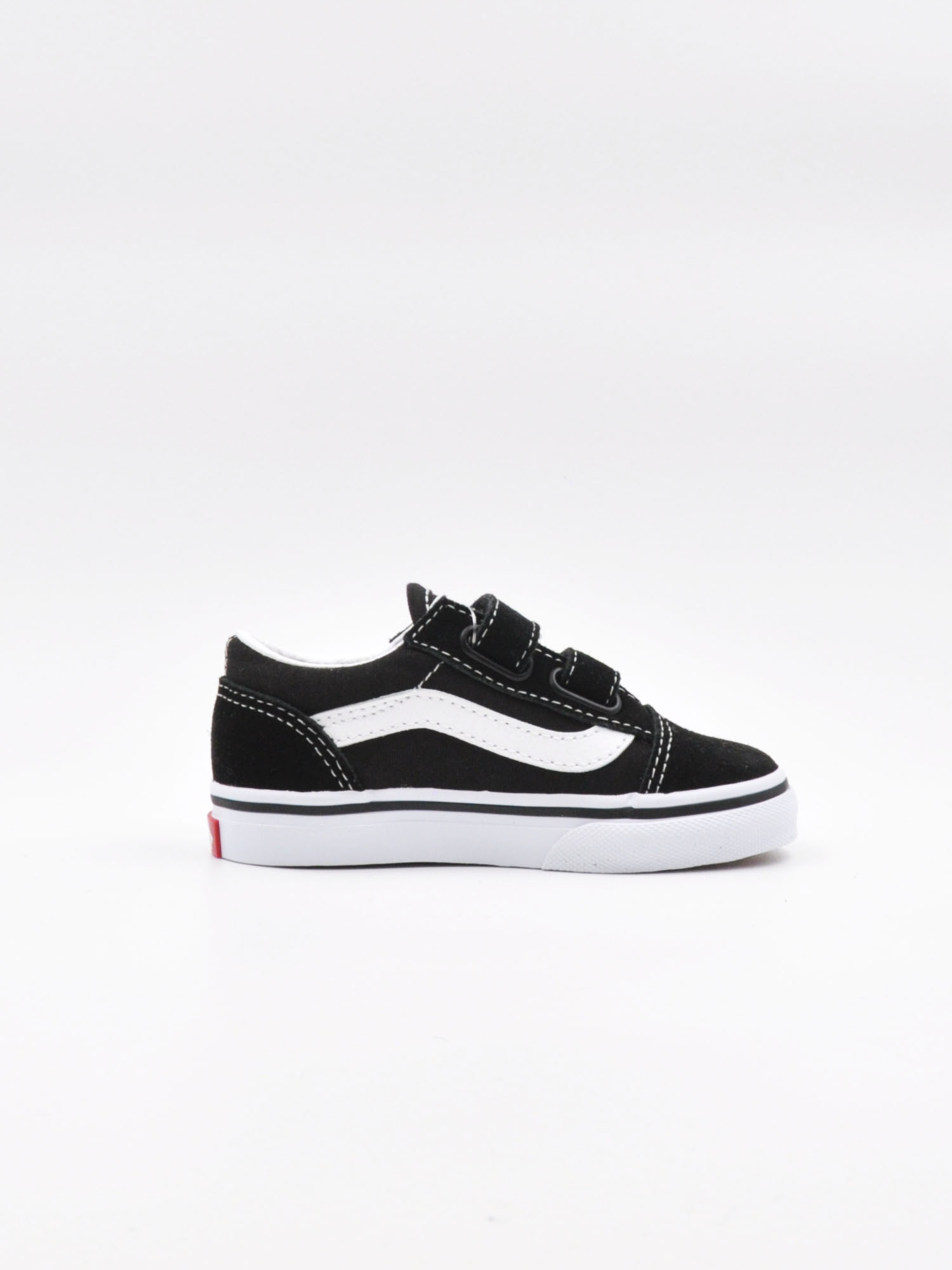 Vans Junior/Kids - Old Skool Velcro Black/White - 4