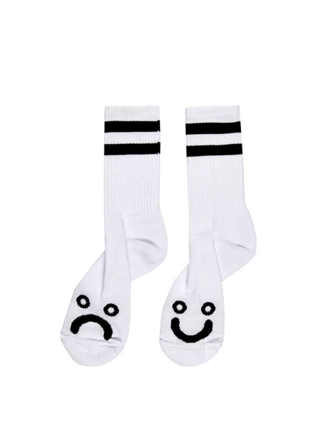 Polar - Happy Sad Socks White