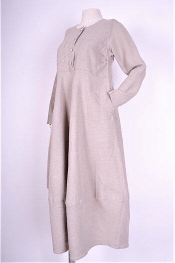Natural linen dress - Hansine