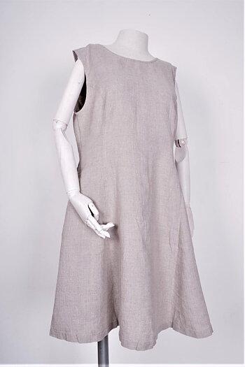 Natural linen dress - Beda