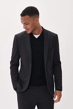 Matinique - George Jersey - Dark Grey Melange