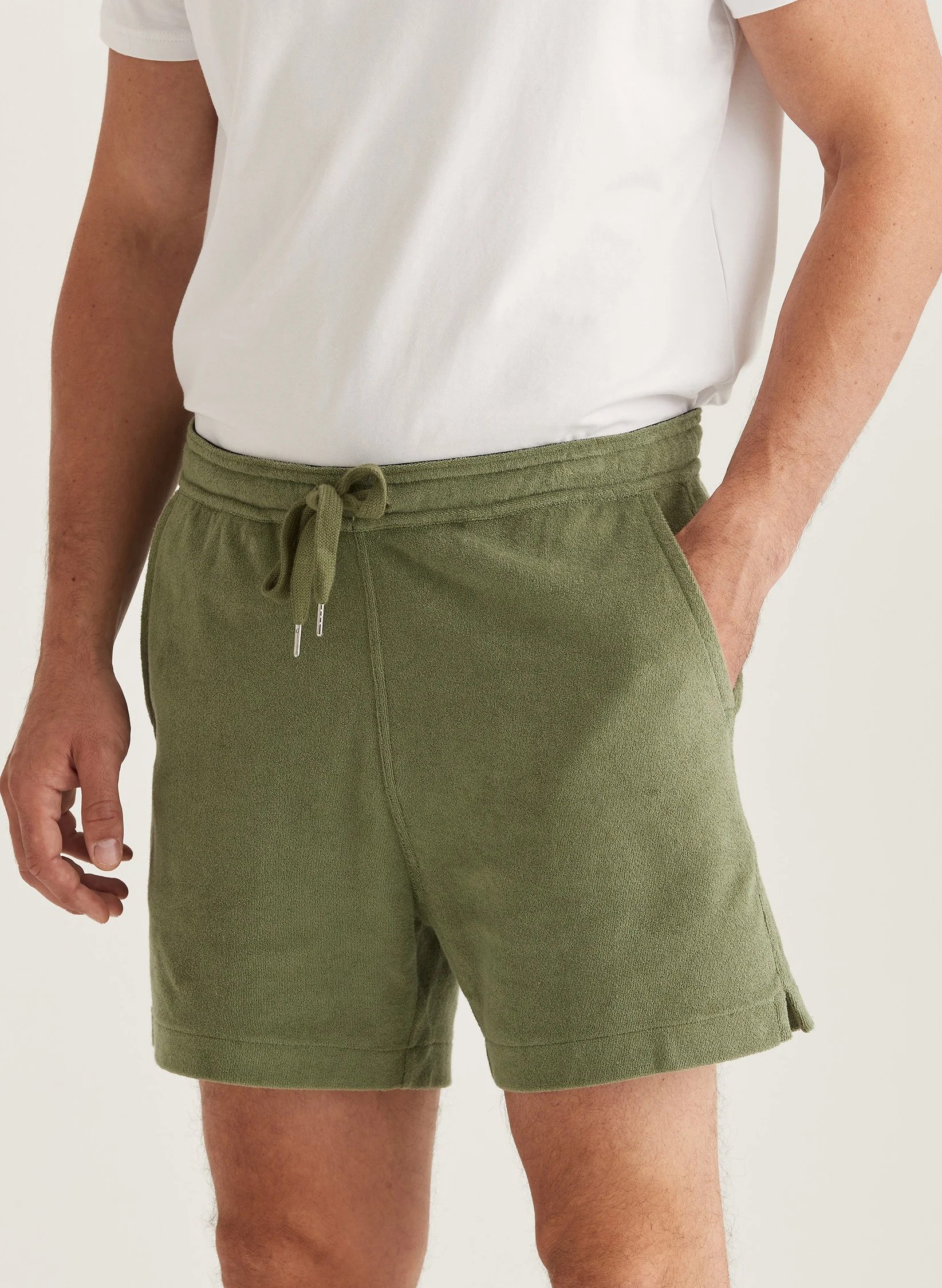 Morris - Hunter Terry Shorts - Olive - 3