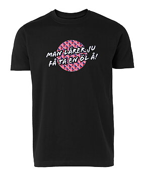 T-shirt - Man lärer ju få ta en öl å