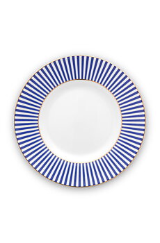 Pip Studio Assiett Royal Stipes Blue