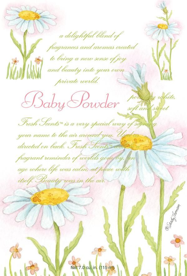  Doftpåse Fresh Scents Baby Powder