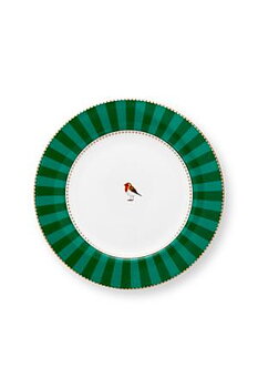 Pip Studio Assiett Love Birds Medallion Emerald  Grön