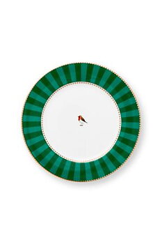 PipStudio Assiett Love Birds Medallion Emerald  Grön
