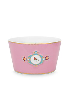 Pip Studio Skål Love Birds Medallion Emerald Rosa