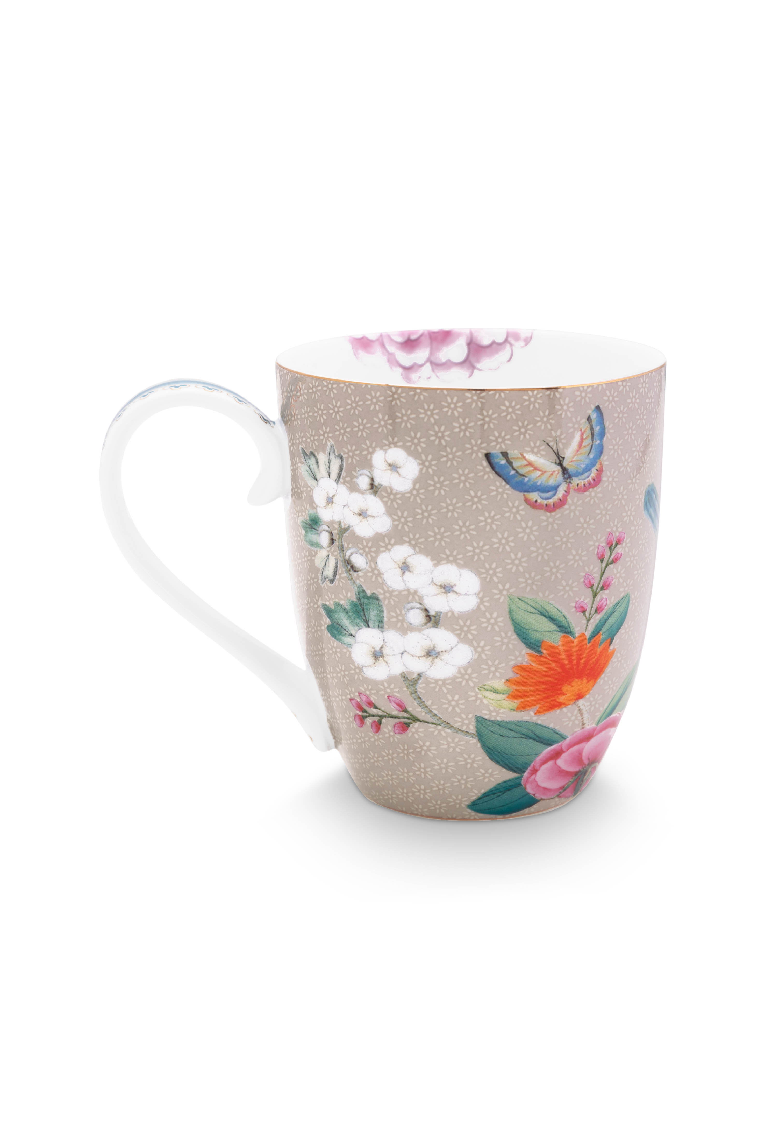 Pip Studio Mugg Blushing Birds XL Beige - 2