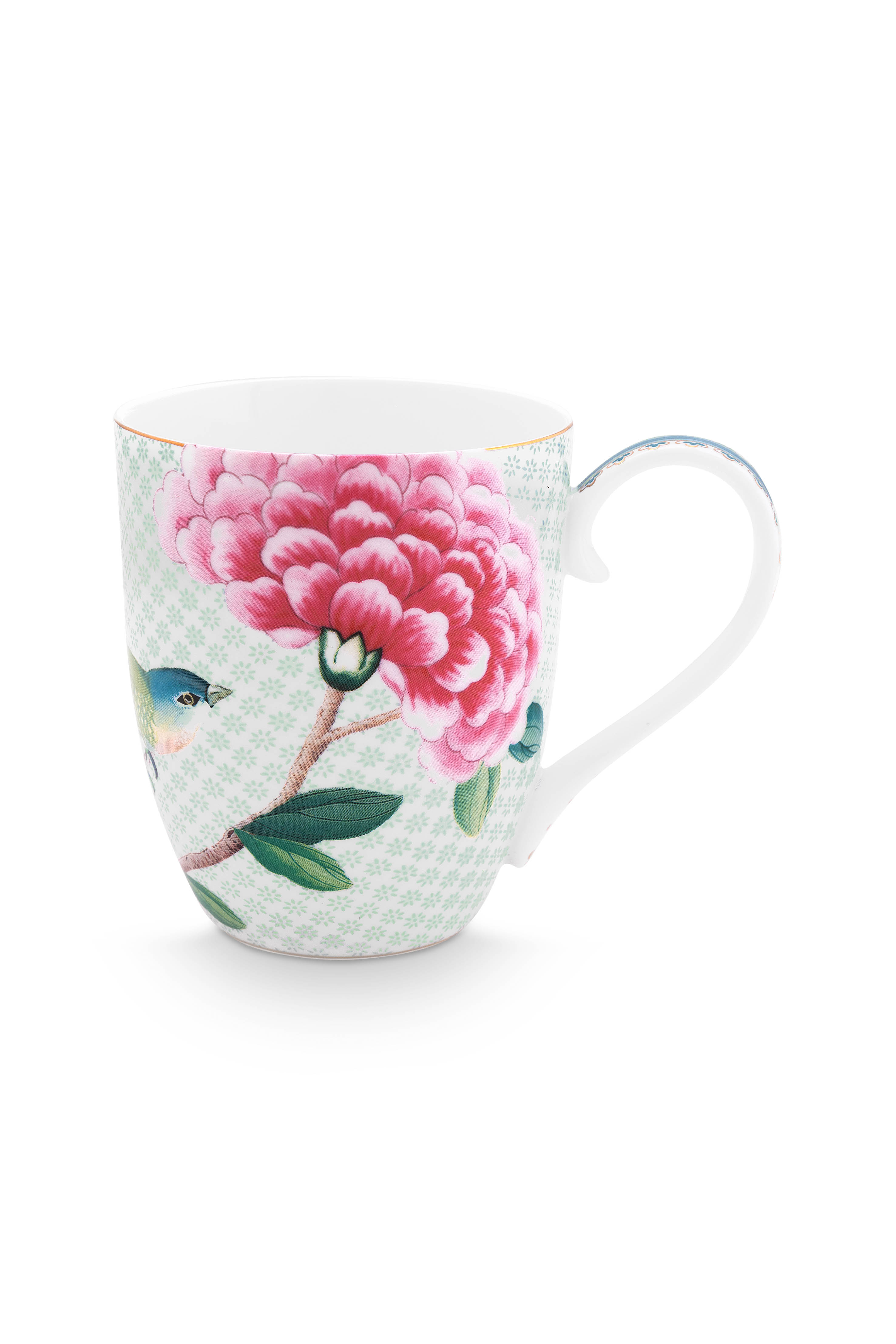 Pip Studio Mugg Blushing Birds XL Vit 