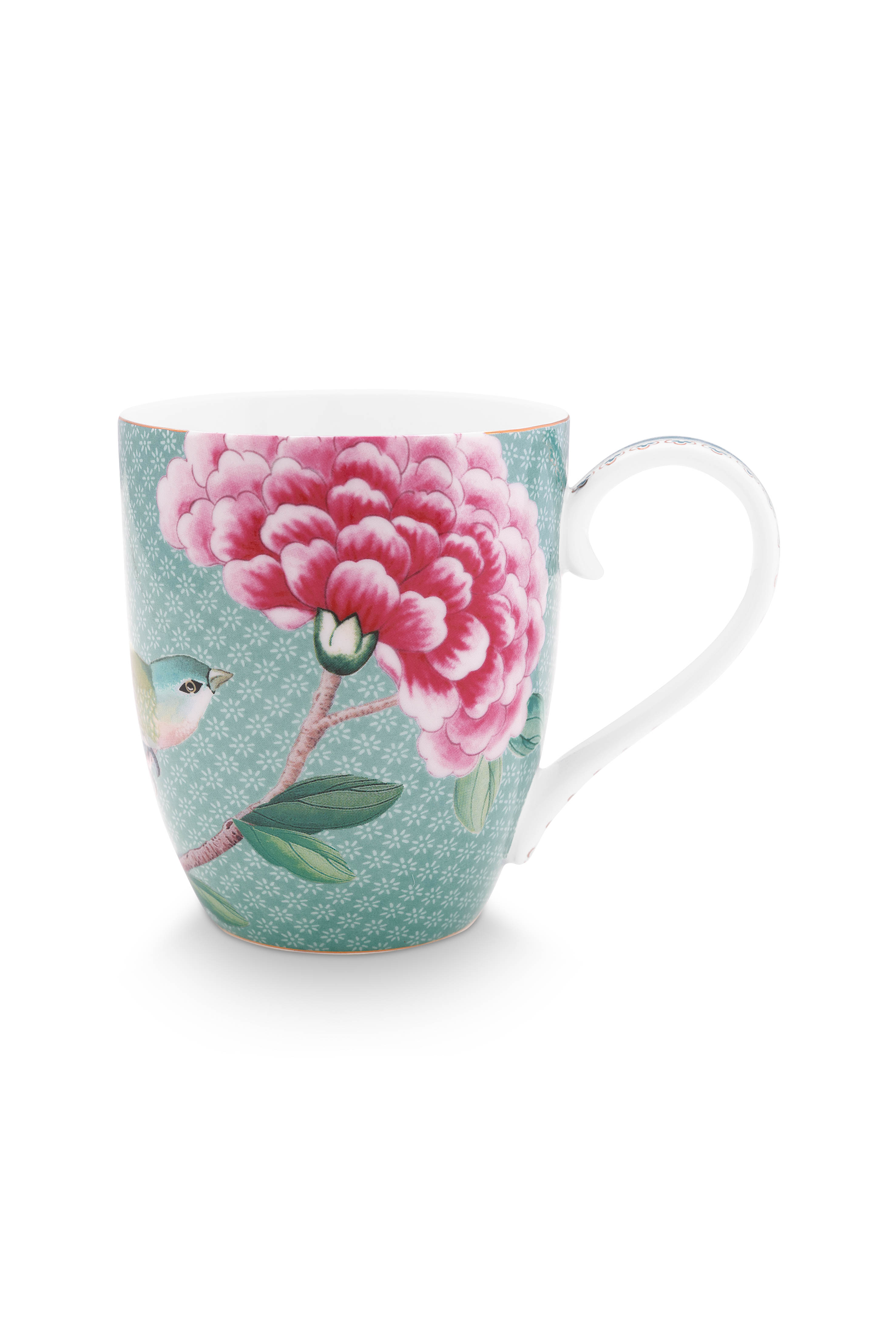 Pip Studio Mugg Blushing Birds XL Blå