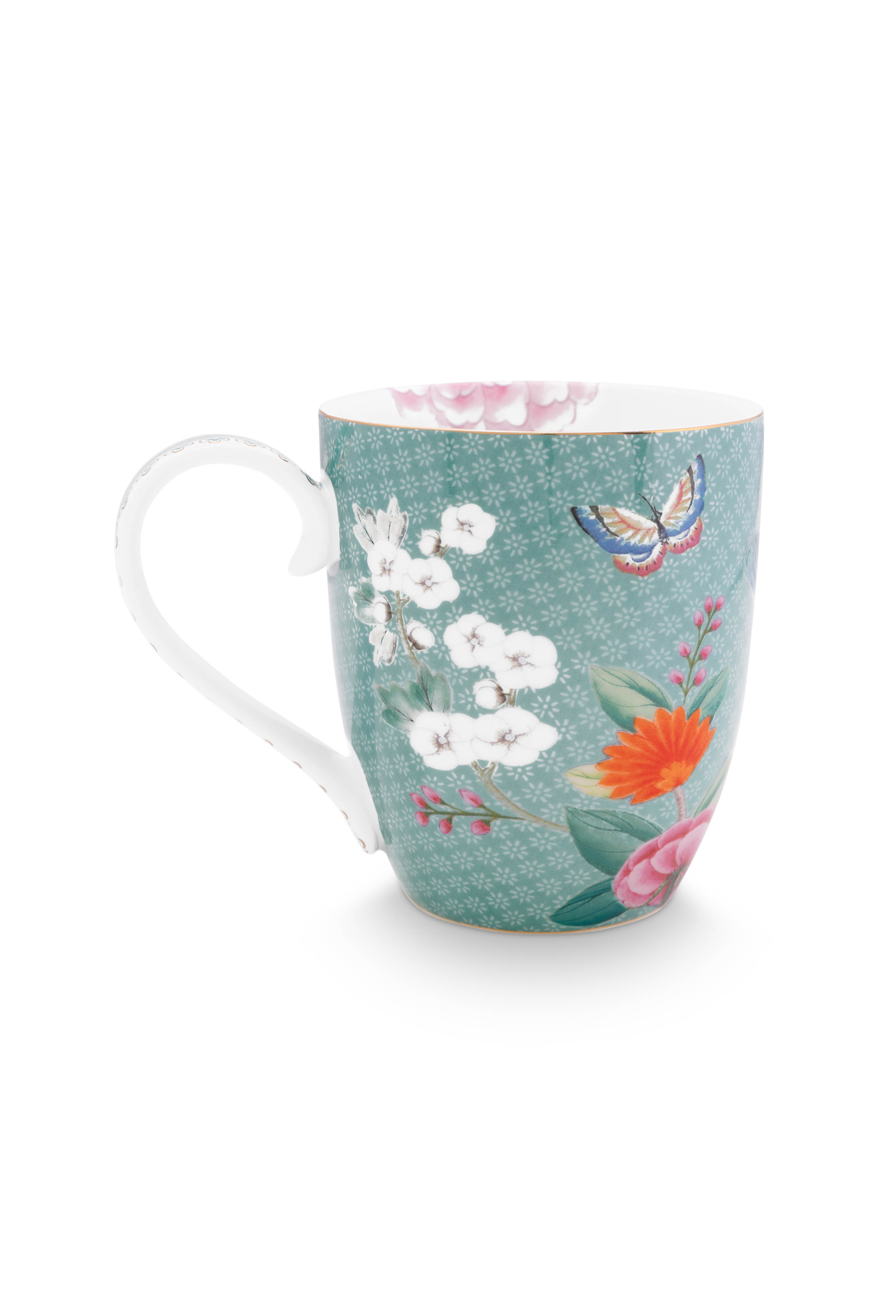 Pip Studio Mugg Blushing Birds XL Blå - 2
