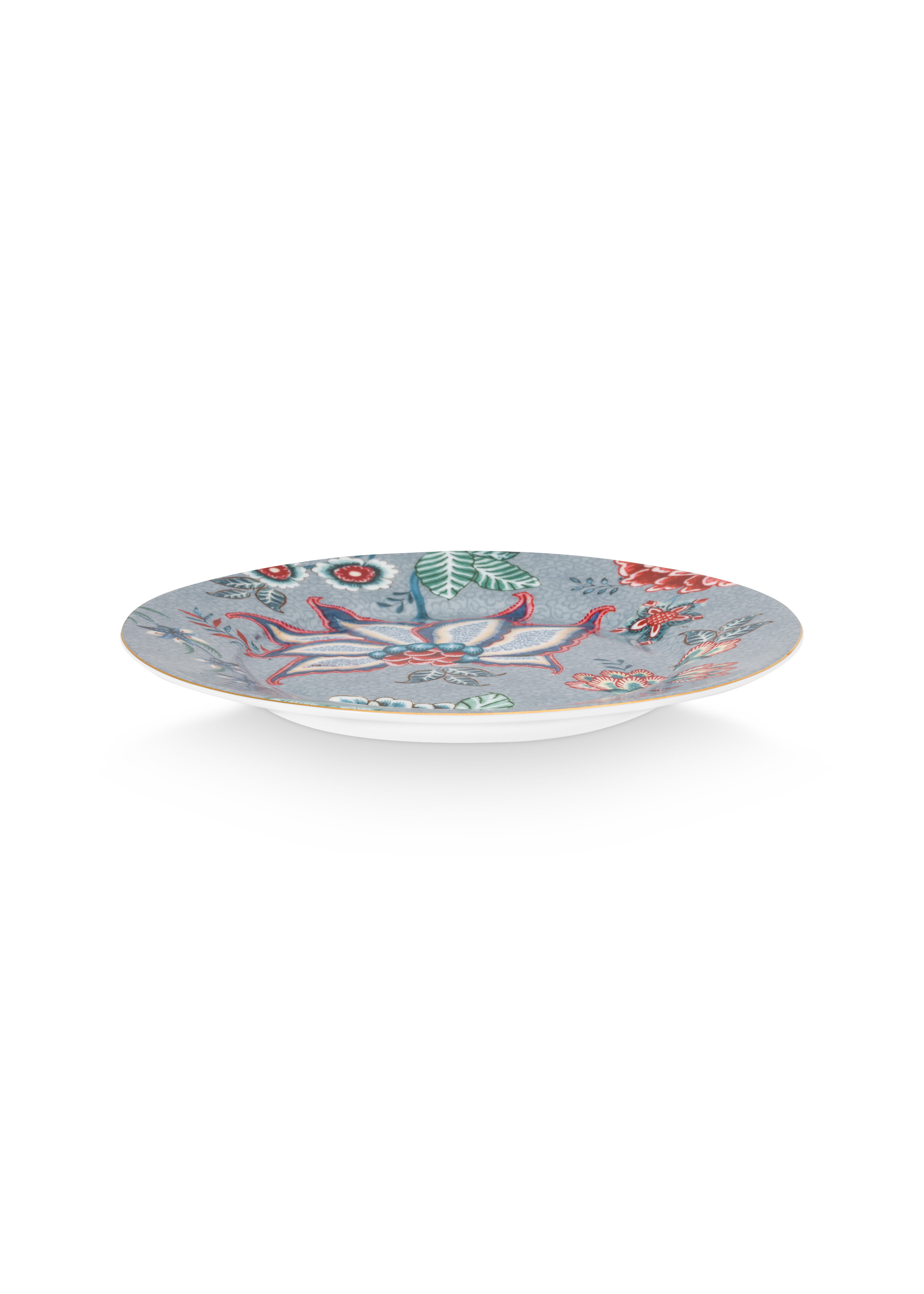  Pip Studio Assiett Flower Festival Light Blue - 2