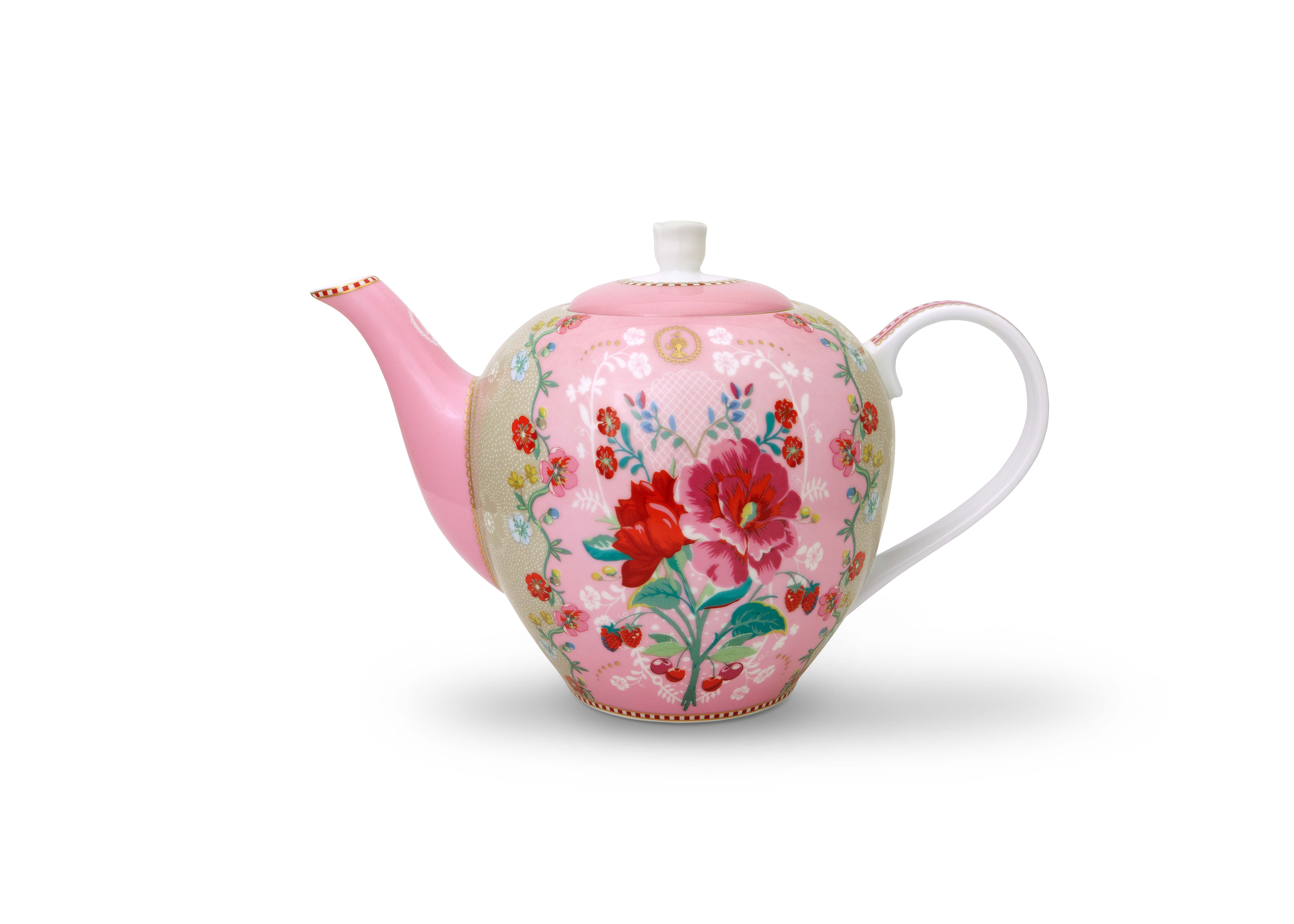 Pip Studio Tekanna Rose Rosa