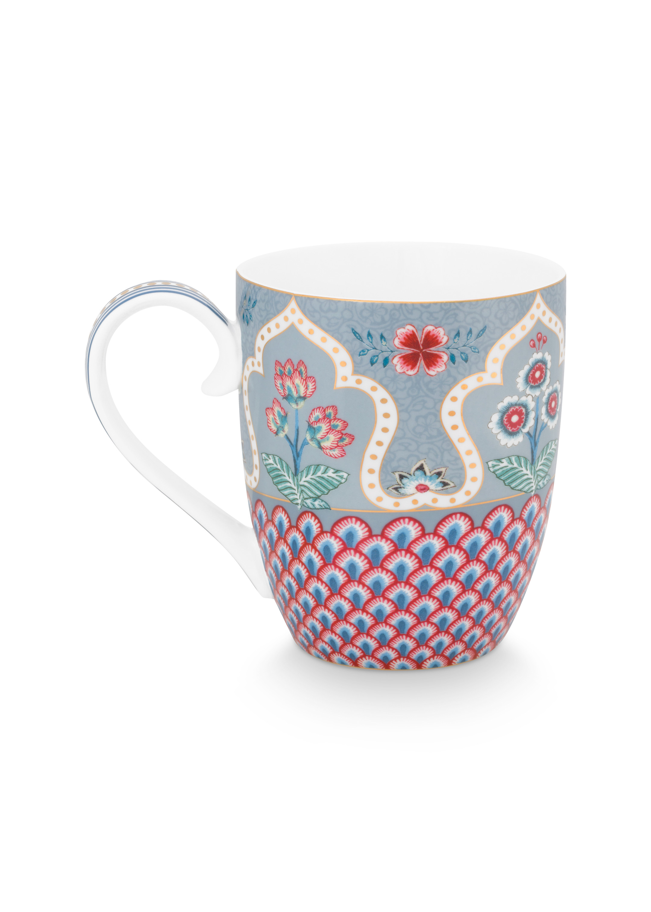 Pip Studio Mugg Flower Festival Scallop Deco XL - 2