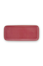Pip Studio Oval assiett Twinke Star Red 