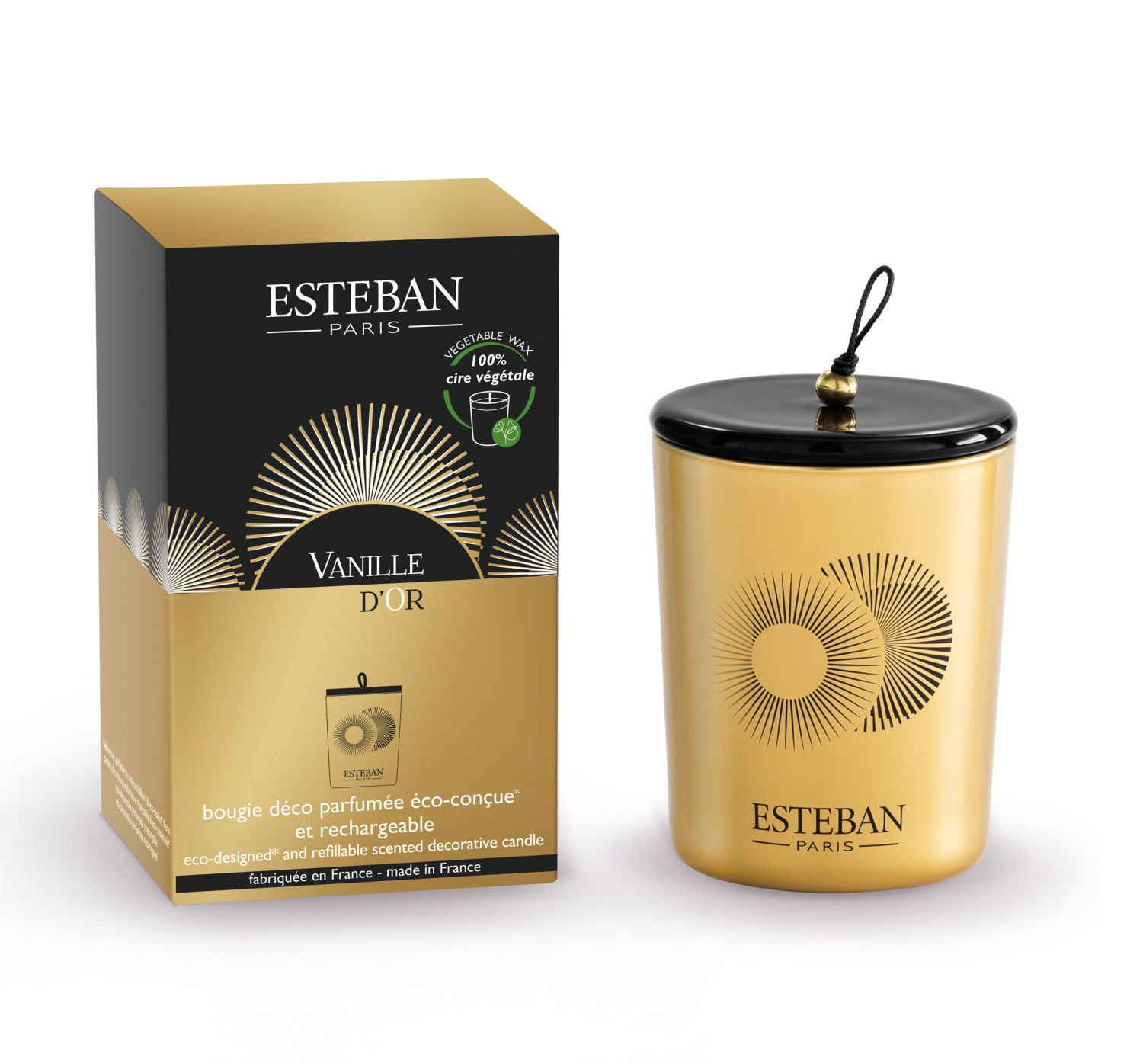 Estéban Paris Doftljus Vanille d'Or