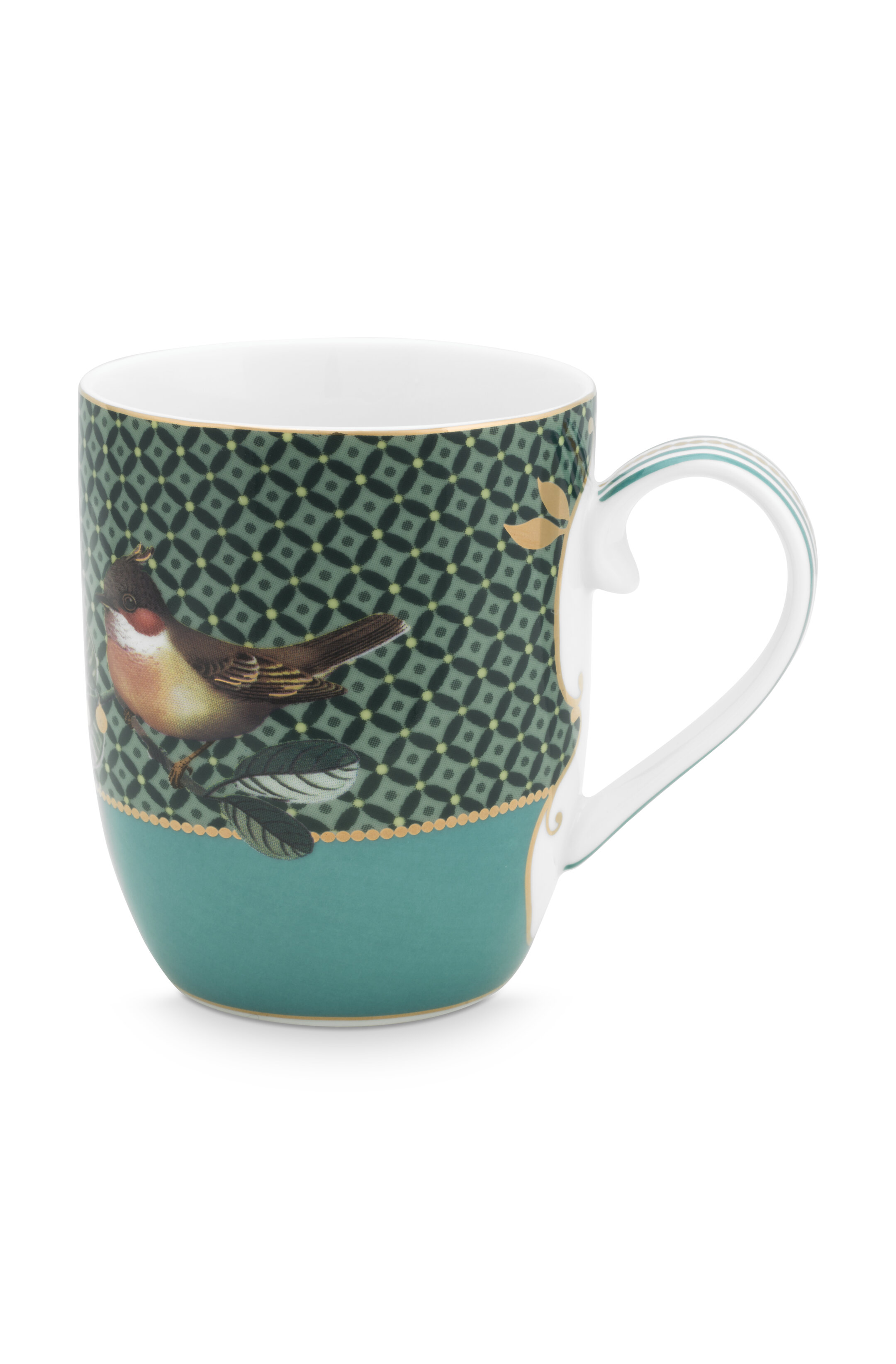 Pip Studio Liten mugg  Winter Wonderland Bird Green