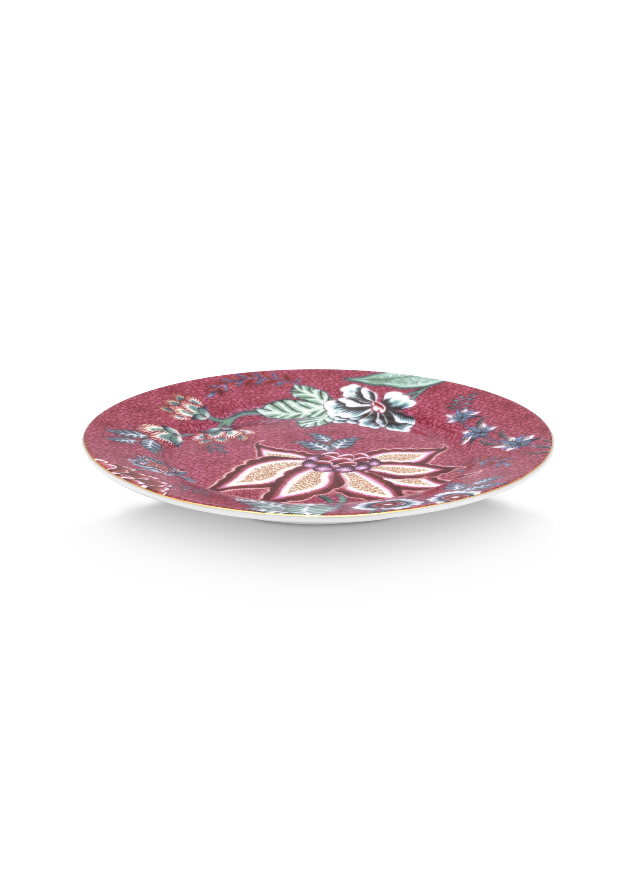 Pip Studio Assiett Flower Festival Dark Pink - 2