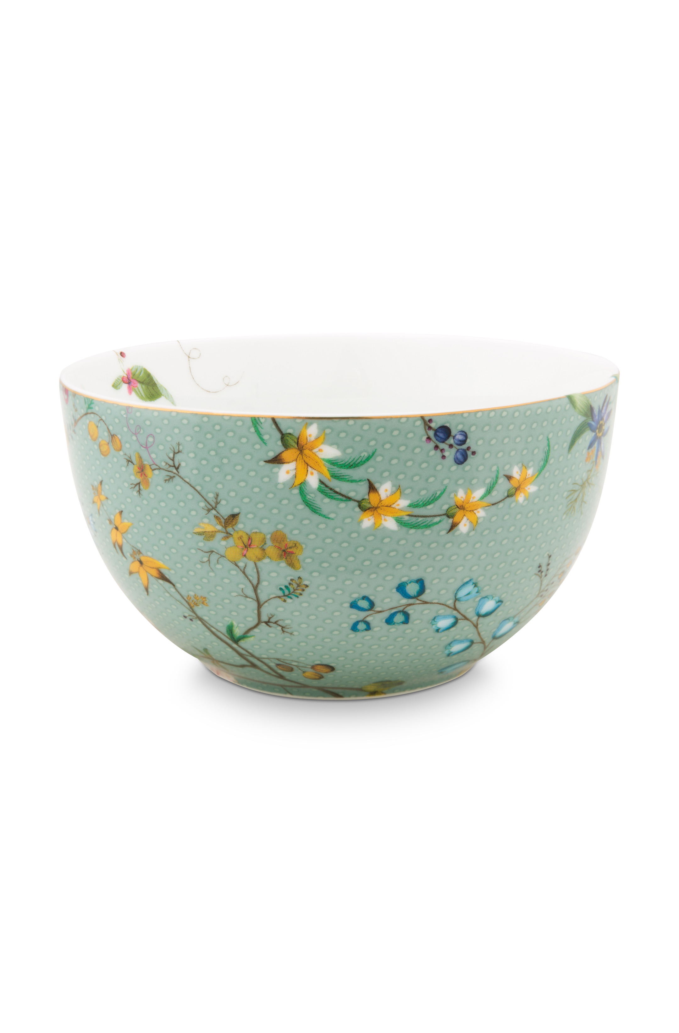 Pip Studio Liten skål Jolie Flower Blue