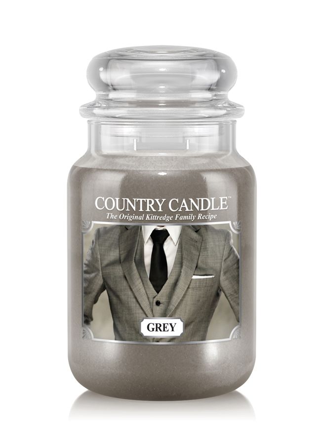 Country Candle Large Jar Gray