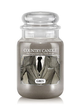 Country Candle Large Jar Gray