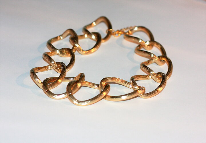 Halsband guldkedja Theresa