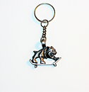Nyckelring Bulldog skater
