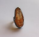 Magnifik ring med orange kvarts stl 19