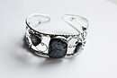 Stelt armband med dendrit opal agat