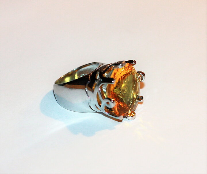 Magnifik citrinring stl 18,3