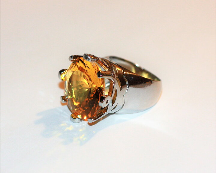 Magnifik citrinring stl 18,3