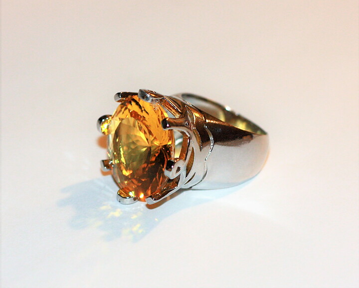 Magnifik citrinring stl 18,3