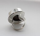 Ring med ammonit fossil stl 20