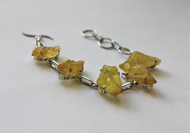 Armband med gul kvarts