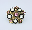 Blomring i vintagemodell
