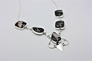Halsband med draksten (septarian)