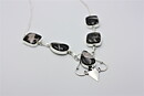 Halsband med draksten (septarian)