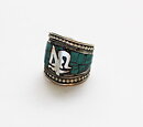 Ring med aum tecken 
