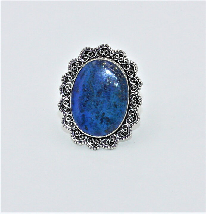 Ring med lapis lazuli stl 18