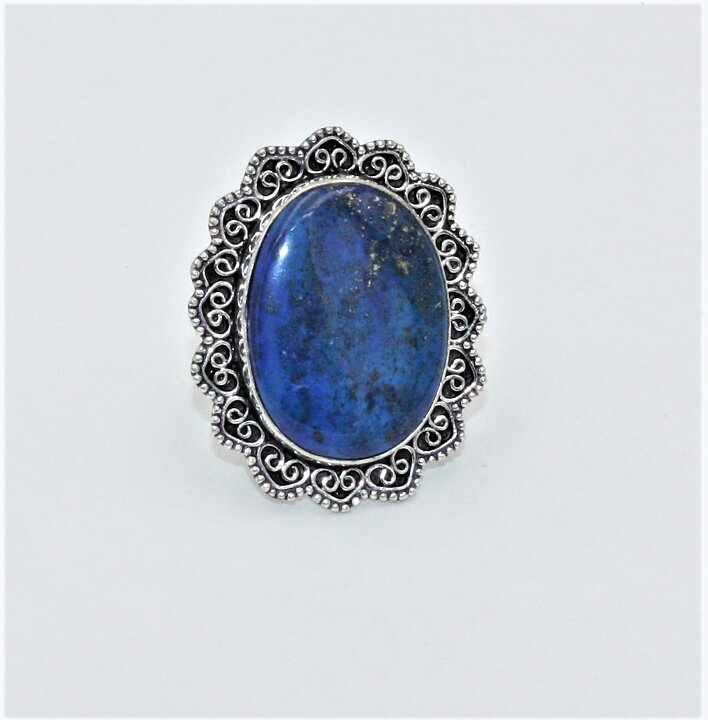 Ring med lapis lazuli stl 18