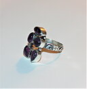 Ring med ametister stl 19