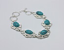 Armband med turkosa stenar i antik stil