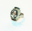 Ring med kristall stl 18