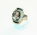 Ring med kristall stl 18