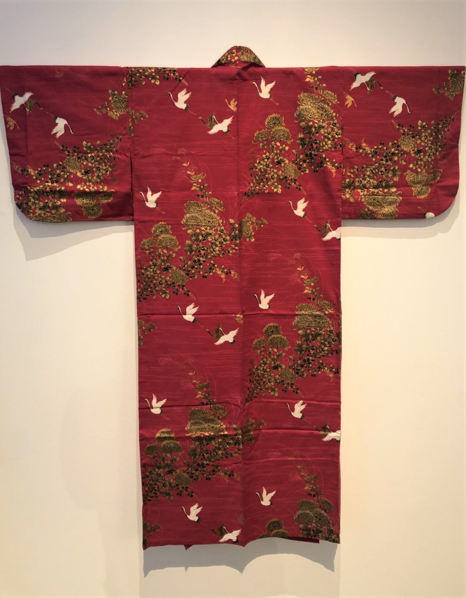 Yukata Röd Trana - 2