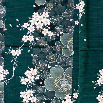 Yukata, Grön blomma