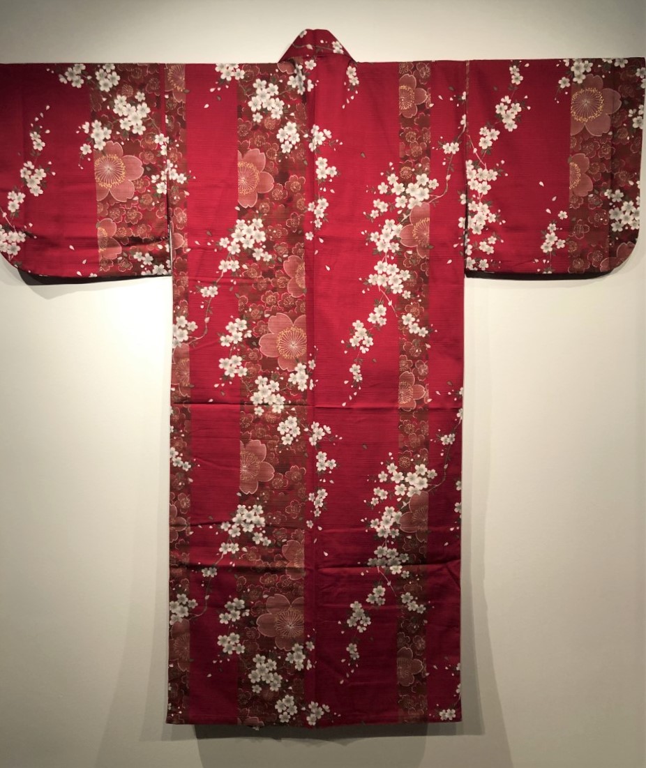 Yukata, Röd blomma - 2