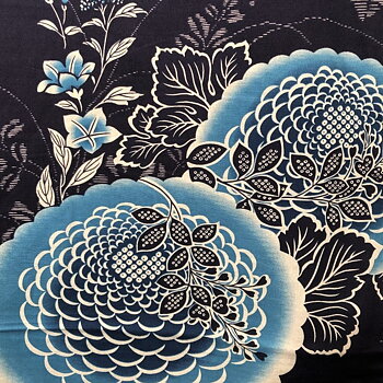 Yukata, Blå Krysantemum